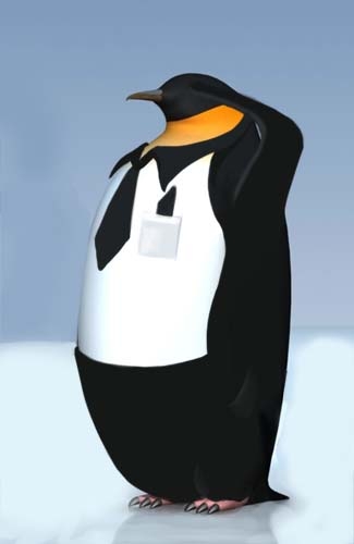 Creation of Tuxedo Pingu: Step 3